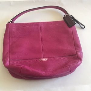 fuchsia Coach bag